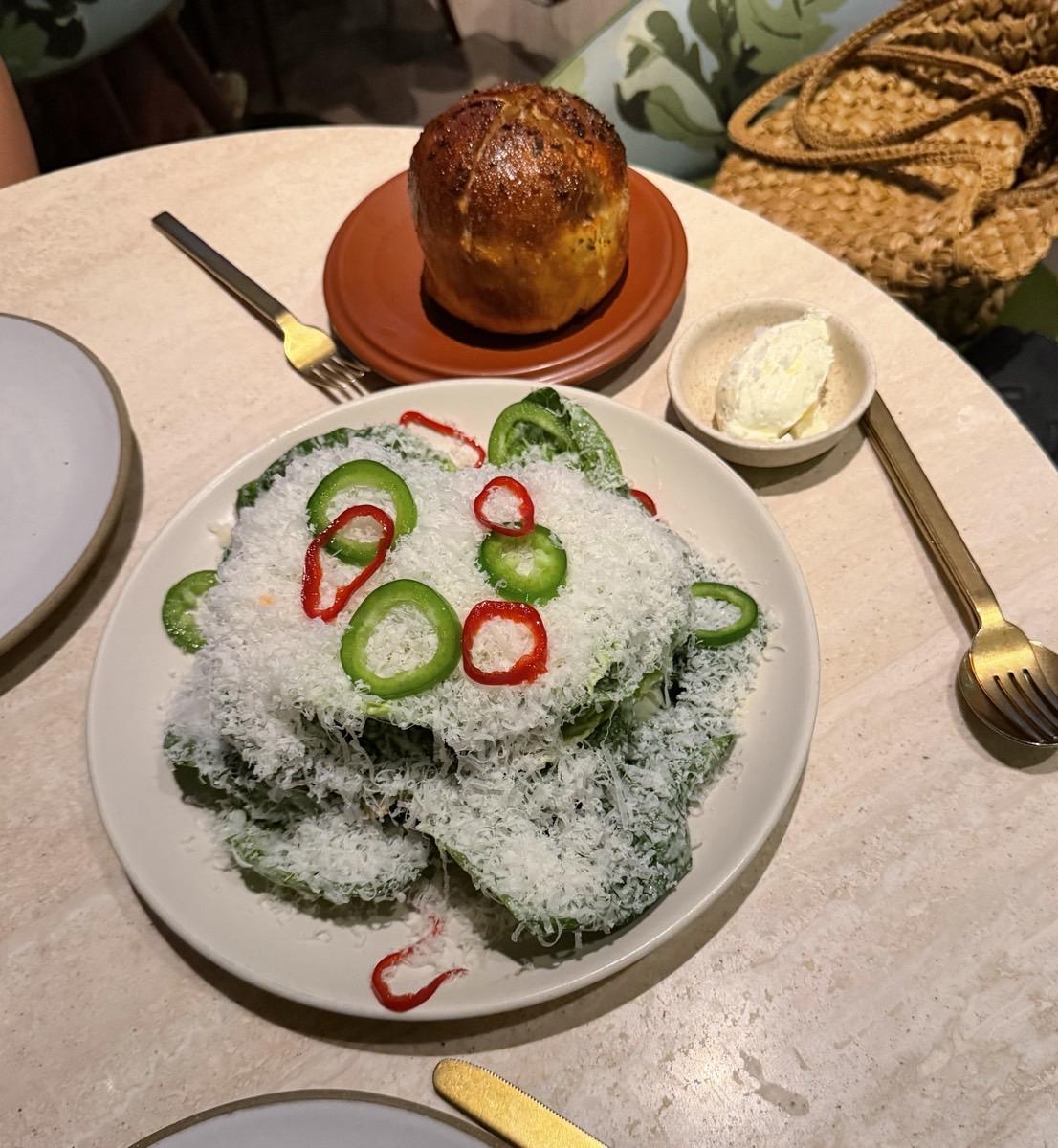 Jalapeño Caesar + Sourdough Bread