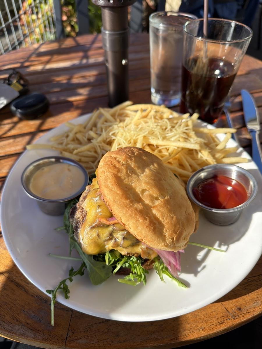 Burger & Truffle Fries