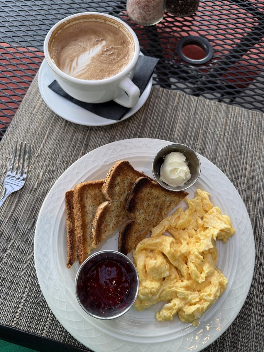 Eggs, Toast, Potatoes